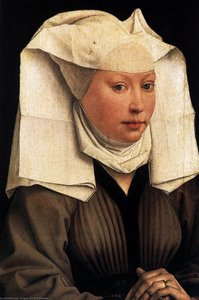 Frau Mit Einem Gazehüt — Rogier Van Der Weyden