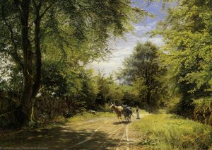 The Young Cowherd — Peder Mørk Mønsted