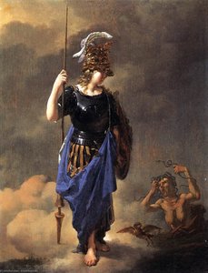 Pallas Athene Visits Invidia — Karel Dujardin