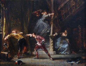 The Duel — Louis Gabriel Eugène Isabey