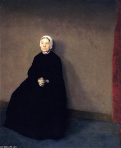 An Old Woman — Vilhelm (hammershøi)hammershoi