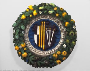 Minerbetti Coat Of Arms — Giovanni Della Robbia
