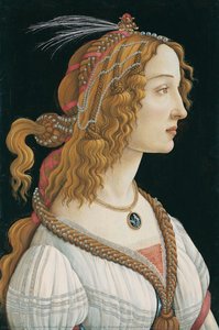 Portrait Idéalisé De Dame (simonetta Vespucci Comme Nymphe) — Sandro Botticelli