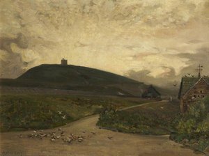 Rivington Pike From The Bungalow Grounds — Alfred East