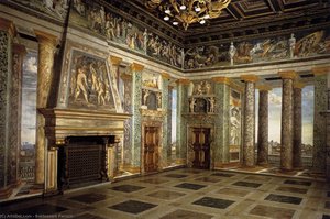 Perspective View Of The Sala Delle Prospettive — 발다사레 페루치