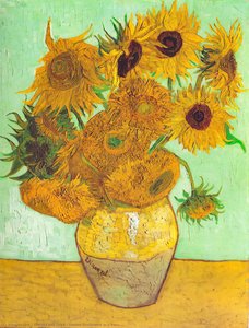 Doce Girasoles En Un Jarrón — Vincent Willem Van Gogh