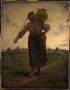 Lattaia Normanna A Gréville — Jean-françois Millet
