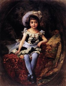 Child Portrait — Konstantin Yegorovich Makovsky