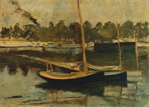 Argenteuil, Boat (study) — Édouard Manet