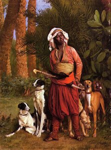 The Negro Master Of The Hounds — Jean-léon Gérôme