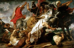 La Chasse Au Lion — Pierre Paul Rubens