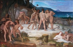 El Trabajo — Pierre Cécile Puvis De Chavannes
