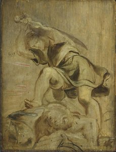 David Besiegt Goliath — Werkstatt Von Peter Paul Rubens