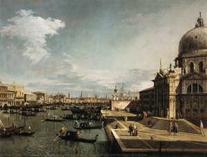 Entrada Al Gran Canal Y La Iglesia De La Salute — Giovanni Antonio Canal