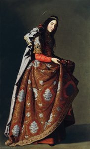 St. Casilda — Francisco De Zurbarán