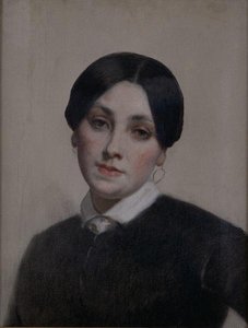 Portrait De Mlle Florentin De L'opéra — Thomas Couture