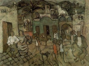 Landscape With Organ — Rafael Barradas