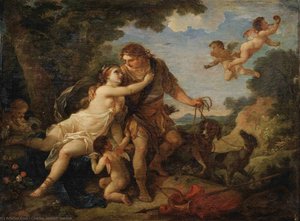 Venus And Adonis — Charles-joseph Natoire