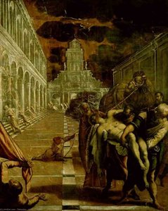 Aufziehender Sturm, Während Der Leichnam Des Heiligen Markus Transportiert Wird — Tintoretto (jacopo Comin)