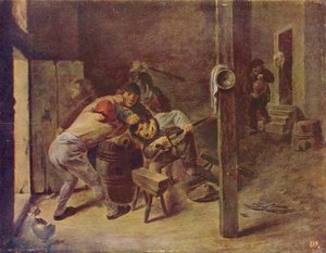The Brawl — Adriaen Brouwer