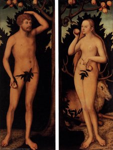 Adam And Eve — Lucas Cranach The Younger