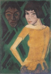 Marischka Mit Maske — Otto Mueller