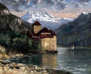 Zamek Chillon — Gustaw Courbet