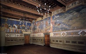 Good And Bad-view Of The Frescoes — Ambrogio Lorenzetti