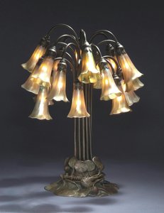 Pond Lily Lamp — Studio Of Louis Comfort Tiffany