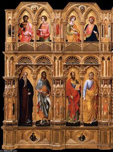 Lion Polyptych (detail) — Lorenzo Veneziano