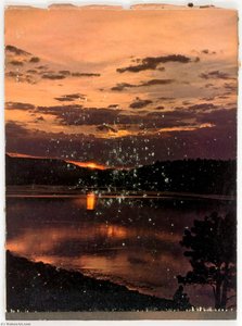 Untitled (lake And Mountains At Sunset) — Joseph Cornell