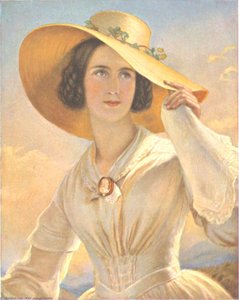 Portrait Of The Artist's Daughter — Karl Joseph Stieler
