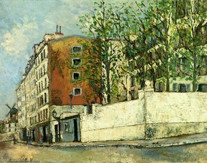 Orchampt Street Near Montmartre — Maurice Utrillo