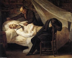 The Death Of Géricault — Ary Scheffer