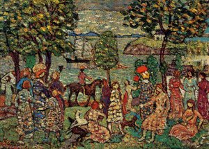 Fantasy (also Known As Landscape With Figures) — Maurice Prendergast