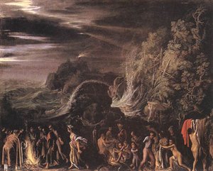 St Paul At Malta — Adam Elsheimer