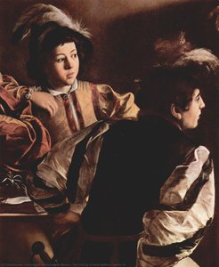 The Calling Of Saint Matthew (detail) (9) — Caravaggio