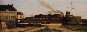 Le Havre, The Town Hotel And The Francois I Tower — Eugène Louis Boudin