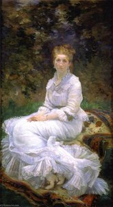 The Lady In White — Marie Bracquemond