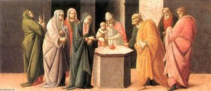 Predella: Presentation At The Temple — Alunno Di Domenico (bartolomeo Di Giovanni)