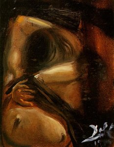 Study For 'woman Undressing', 1959 — Salvador Dalí