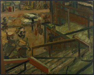 Euston Steps - Study — Frank Helmuth Auerbach