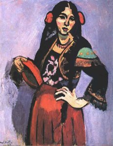 Spanish Woman With A Tamborine, , Oil On Canvas — Henri Matisse