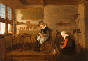 A Cobbler — Quiringh Gerritsz. Van Brekelenkam