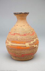 Basketry Covered Bottle — Tlingit