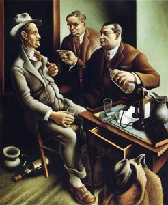 Preparing The Bill — Thomas Hart Benton