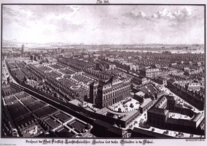 Bird's-eye View Of The Liechtenstein Garden Palace — Salomon Kleiner