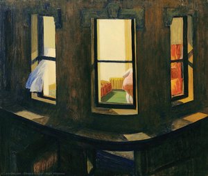 Nachts Fenster — Edward Hopper