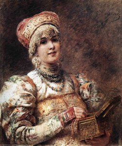 Boyaryshnya — Konstantin Yegorovich Makovsky