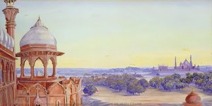 Mesquita De Deli Da Porta Lahore Do Forte — Marianne North